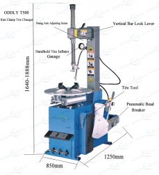 swing arm tire changer T500